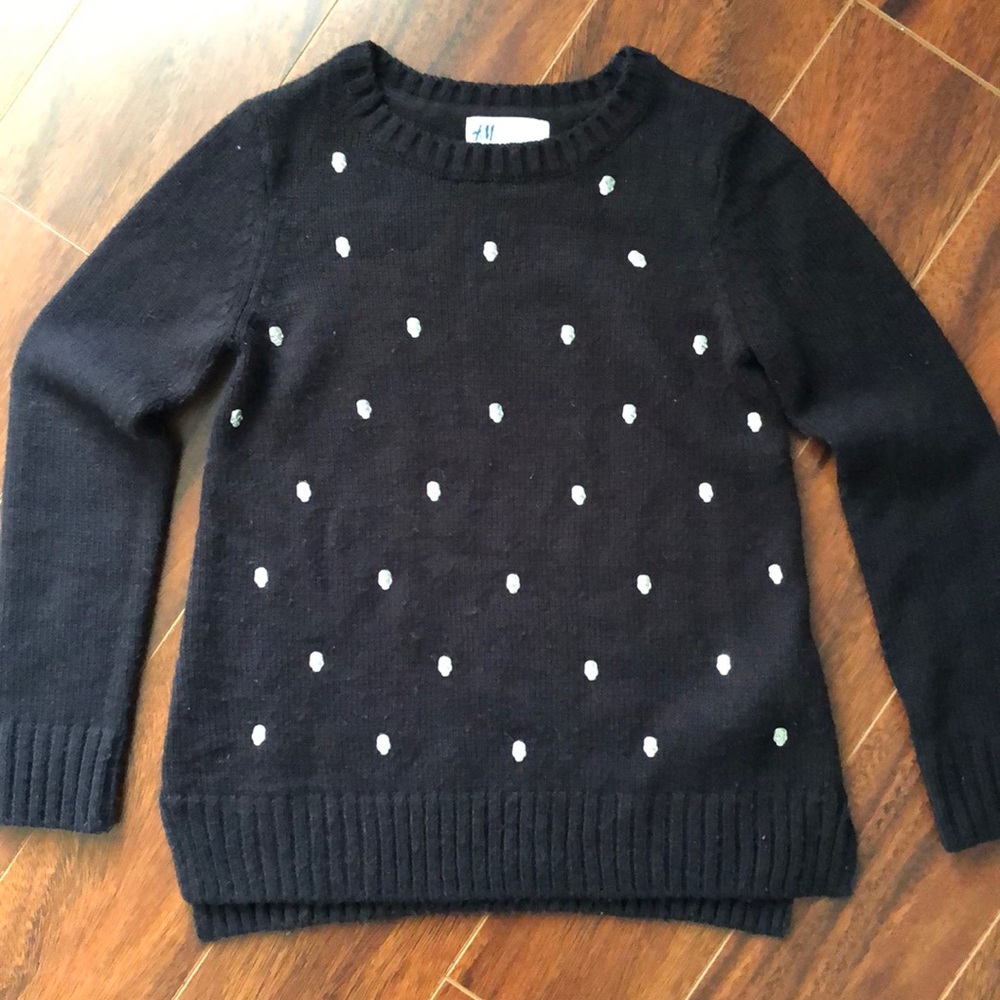 Metal Skull Black Sweater